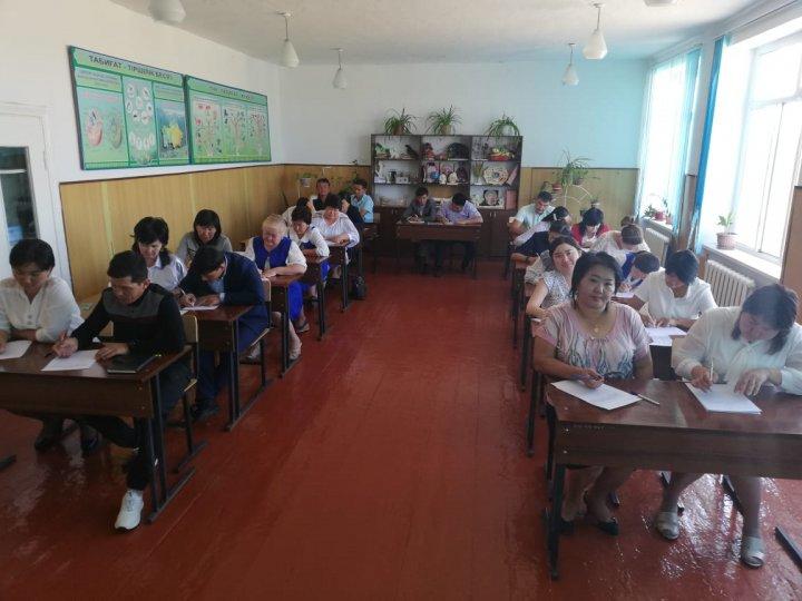Қазақ әліпбиін латын графикасына көшіру жұмыстары аясында республика бойынша «Жалпыхалықтық диктант» іс-шарасы мектебімізде