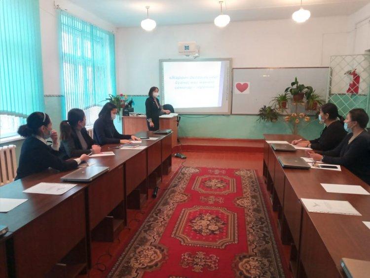 Мектебімізде "Жас мамандар" семинары өтті